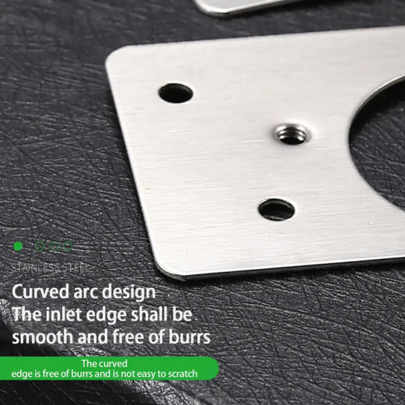 Description Picture 5 of itemStainless Steel Hinge Repair Plate For Cabinet Furniture Hinges Mounting Plate For Kitchen Cupboard Door Fixing Screws Hardware