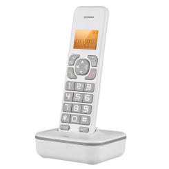 D1102B Cordless Phone with Answering Machine Caller ID/Call Waiting 1.6 inch Backlight LCD 3 Lines Screen Display Rechargeable
