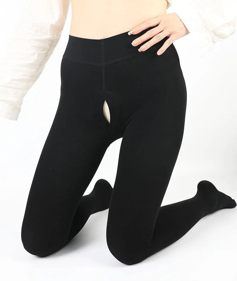 Description Picture 6 of itemMen Long Johns Thermal Underwear Autumn Winter Bottom Long Pants 300D Pantyhose Shaping Tights Transgender Gay Man Leggings