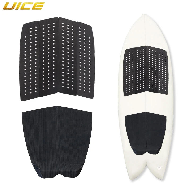 Description Picture 2 of itemSurf Pad Surfboard Traction Pad Grip Anti-slip Combination Pads Deck Tail EVA Front Tail Pads For Longboard Surfing Accessories