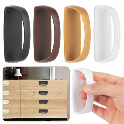 2Pcs Punch-free Self Adhesive Knobs Kitchen Cabinet Furniture Door Knob Wardrobe Door Handle Drawer Handles Home Decor Hardware