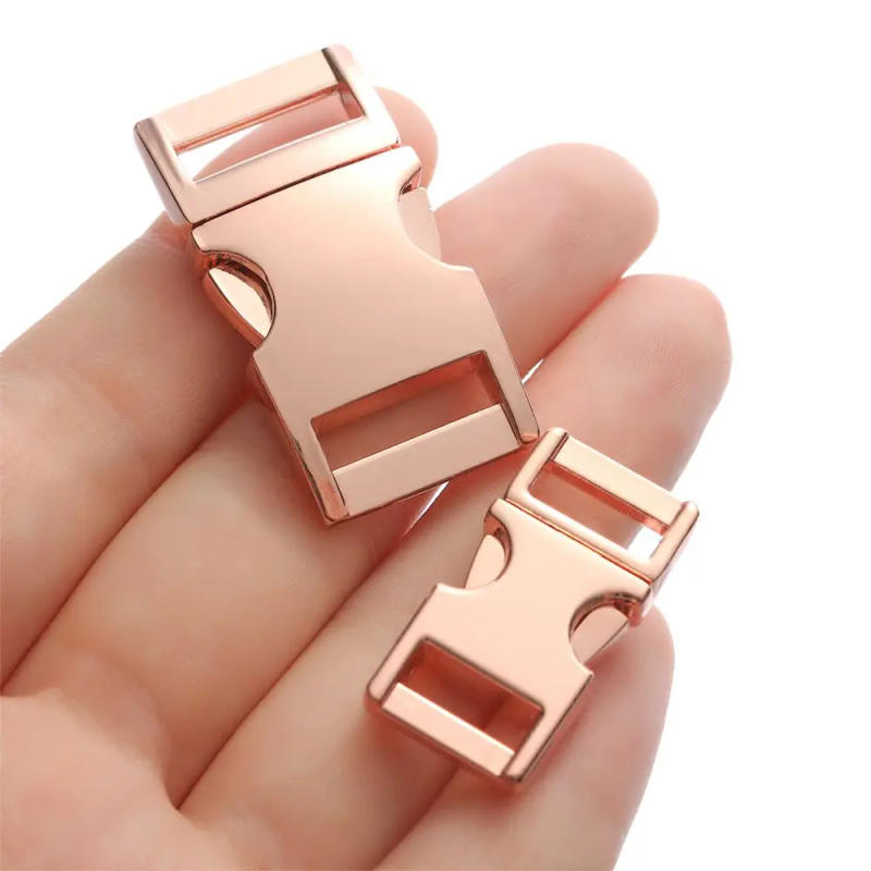 Description Picture 6 of item1pc Hot DIY Paracord Bracelet Metal Curved Pets Collar Backpack Bags Accessories Side Release Buckles Webbing Hardware Part