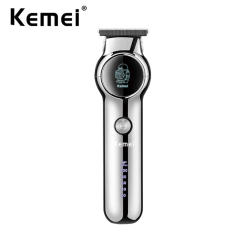 Kemei Pro Cordless Hair Trimmer Zero Gapped Mens Edgers electric Clippers Grooming Kit Liners rechargeable hair cutting machine