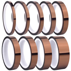 33 Meters High Temperature Resistant Polyimide Adhesive Tape 6/8/10/12/16/18/20/30mm Multi-size Electric Tape No trace Tape