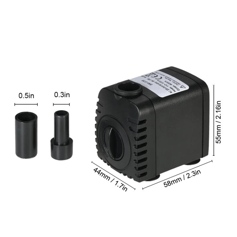 Description Picture 4 of itemLandscaping Aquarium Water Pump 110v/220v High Pressure Sm-038 Silent Circulating Submersible Pump Filter Micro Pump Wave Maker