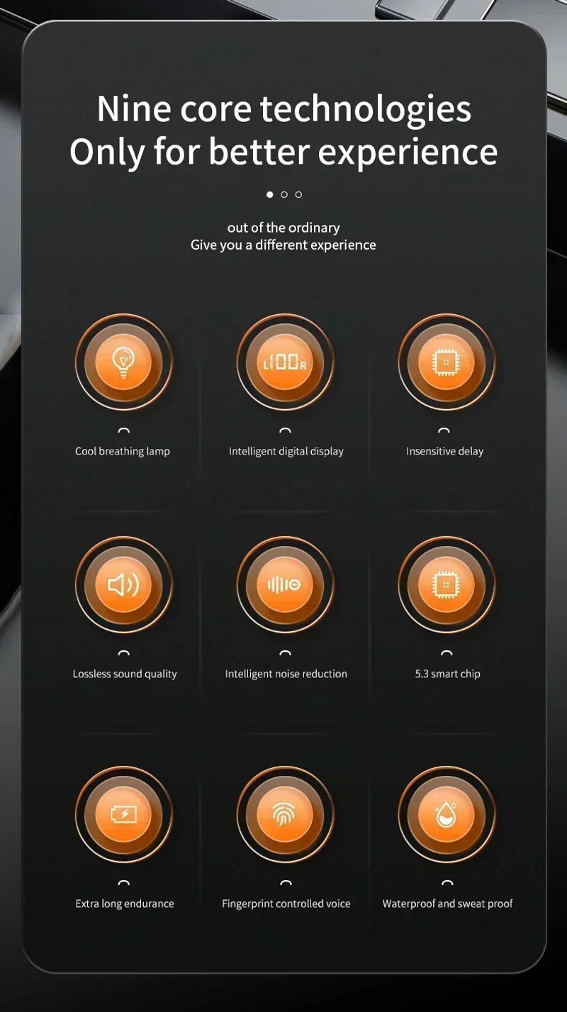 Description Picture 3 of itemTWS Sleeping Earbuds Wireless Mini Headphones For Work Bluetooth Earphones Stereo Hidden Headsets with Mic HD Call Waterproof