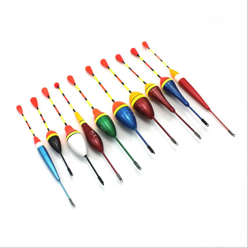 Description Picture 2 of item10/5/1Pcs 4.5/3/2.5/1.2/0.8/0.6g Fishing Float Set Buoy Bobber Fishing Light Stick Float Carp Fluctuate Mix Fishing Float Buoy