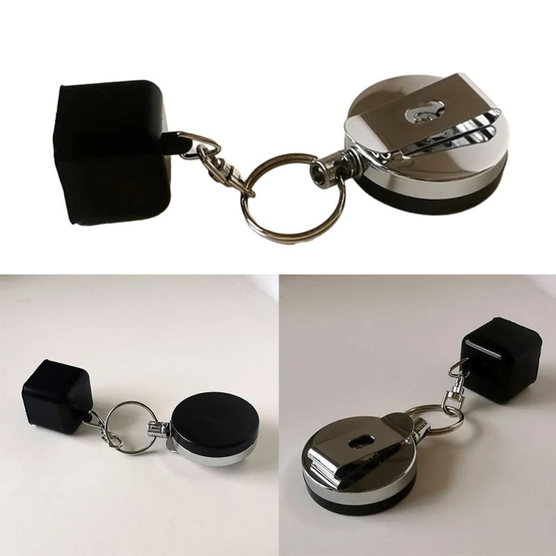 Description Picture 6 of itemBilliard Telescoping Chalk Holder Snooker Pool Cue Chalk Holder Keychain Retractable Rope Chalks Holder With Mounting Clip