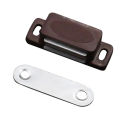 Magnet Cabinet Door Catch Furniture Door Stopper White/Brown/Black Magnetic Catch Latch Ultra For Door Cabinet Cupboard Closer