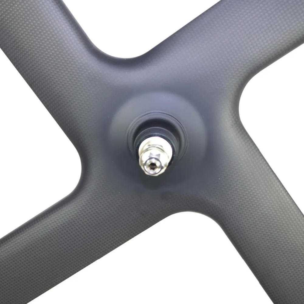 Description Picture 6 of item700c Pro 4 Spoke Road/Track/fixed gear Wheel set Light Fast Best Selling  Surface Wheel Four 23Mm TubularTrack UD 3K 16K