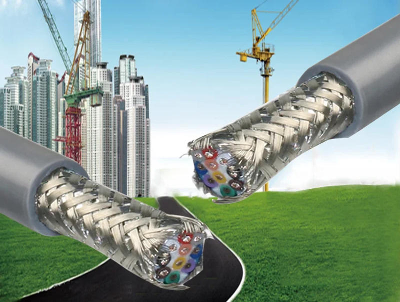 Description Picture 4 of itemTRVVP 3 cores * 0.15mm², high-flexible shielded drag chain, driving cable, robot arm, coding flexible signal wire