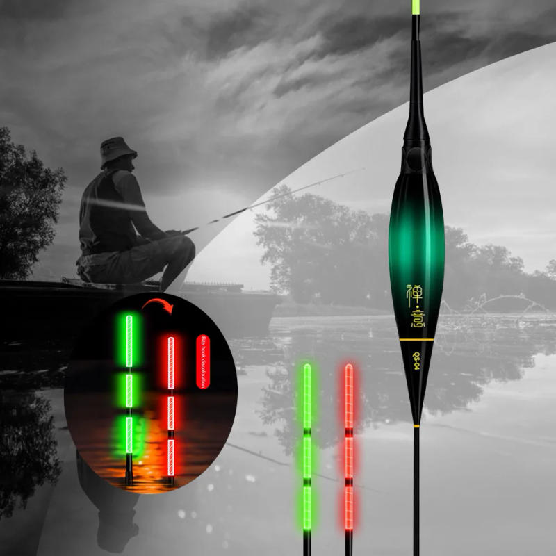 Description Picture 5 of itemElectronic Smart Fishing Floats Fish Bite Reminder Alarm Luminous Float Bobbers LED Gravity Sensing Color Change Electronic Buoy