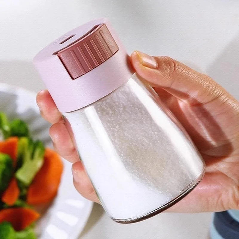 Description Picture 6 of itemKitchen Quantitative Salt Shaker Metering Seasoning Bottle Spice Pepper Sugar Dispenser Can Condiment Storage Jar Containers