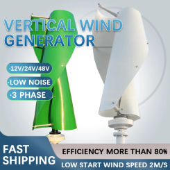 10000W Wind Turbine Generator 48V 220V Windmill Free Energy Magnetic Dynamo Strong Power 220v Inverter Output For Home Farm Boat
