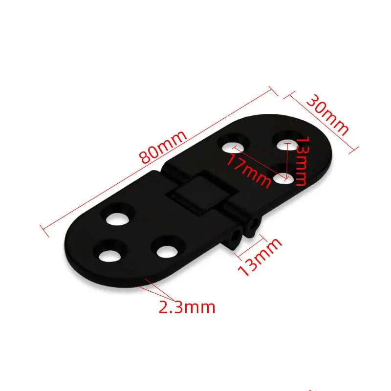 Description Picture 5 of item4pcs/set Folding Desktop Accessory For Sewing Machine Hardware Flap Hinge Zinc Alloy 80x30mm Drawer Door Cupboard Window Cabinet