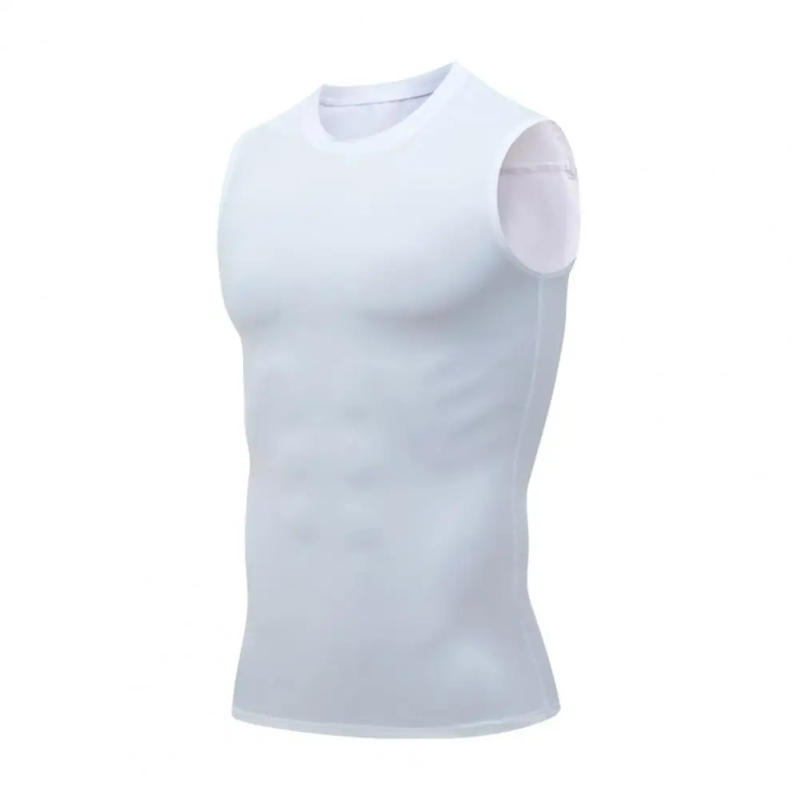 Description Picture 5 of itemSummer Casual Vest Men's Summer Sport Vest O-neck Sleeveless Quick Drying Tank Top for Basketball Fitness Slim Fit for Active