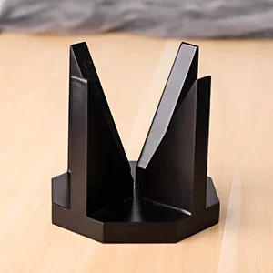 Description Picture 5 of item1000ml Whiskey Decanter glass diamond wine bottle with Wooden Holder Airtight Stopper Suitable for all kinds of alcohol Gift