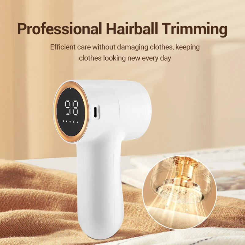 Description Picture 2 of itemElectric Hairball Trimmer Smart LED Digital Display Fabric Lint Remover USB Charging Portable Professional Fast Household