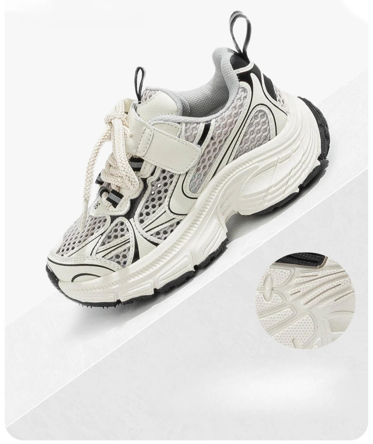 Description Picture 3 of itemChildren Casual Sneakers Autumn Soft Soled Anti Slip Infant Toddler Shoes Baby First Walkers Shoes Baby Walking Running Shoes