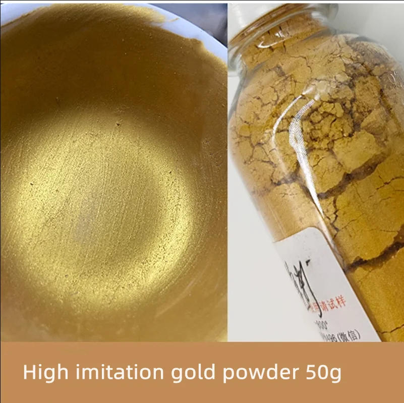 Description Picture 5 of itemCeramic Overglaze Color Gold Silver Powder Jingdezhen Ceramic Painting Gold Border Color Painting DIY Ceramic Coloring Pigment