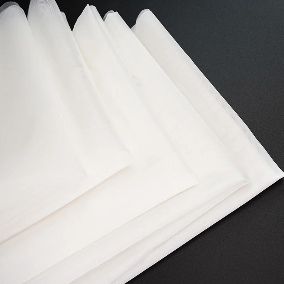 Description Picture 5 of item20/60/100/300/500 Mesh Nylon Strainers Food Grade Fine Mesh Net Reusable Micron Filter for Tea Milk Kitchen Strainers Fabric