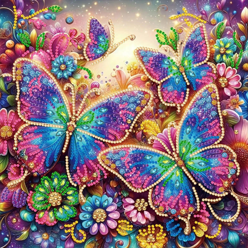 Description Picture 2 of itemCHENISTORY DIY Special Shaped Drill Diamond Painting Butterfly Crystal Embroidery Mosaic Cross Stitch HandMade Kits Home Decor