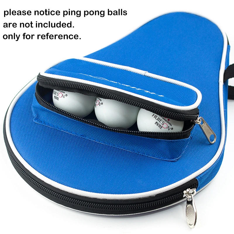 Description Picture 2 of itemHuieson Table Tennis Racket Bat Bag High Quality Oxford Cloth Black Blue Ping Pong Rackets Case For Blade Paddle Balls Storage
