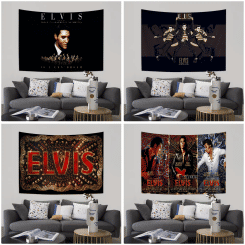 Elvis Presley Hippie Wall Hanging Tapestries for Living Room Home Dorm Decor Art Home Decor