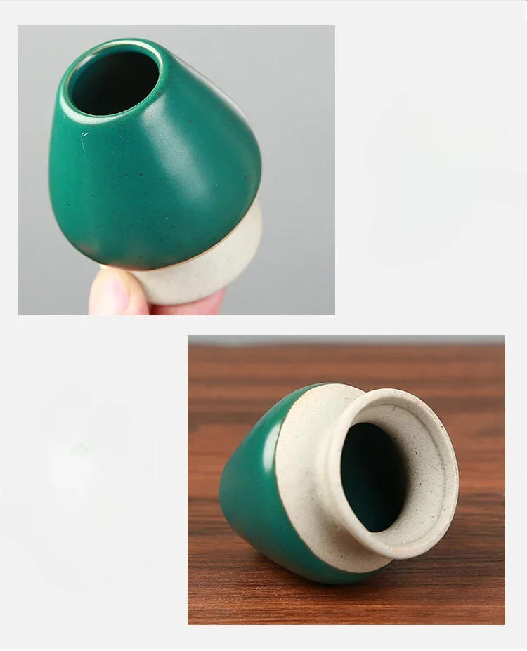 Description Picture 4 of itemJapanese Ceramic Matcha Green Tea Chasen Holder Stand Teaware Matcha Tool Bamboo Whisk Grinder Brushes Holder Tea Accessories