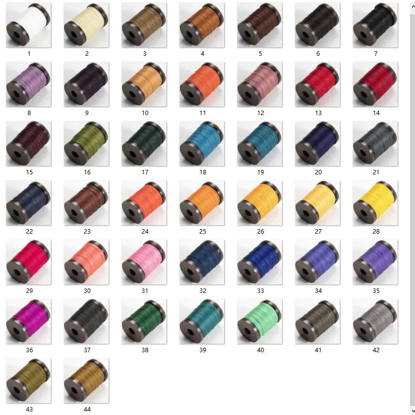 Description Picture 4 of item0.4/0.5/0.6mm DIY Hand Sewing Wax Handmade Round Wax Thread for Leather Craft Thread Multi-strand Woven String for Handicrafts