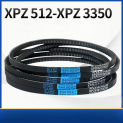 XPZ Type V Belt XPZ-512~750mm Hard Wire Rubber Drive Pitch Length Girth Industrial Transmission Agricultural Machinery