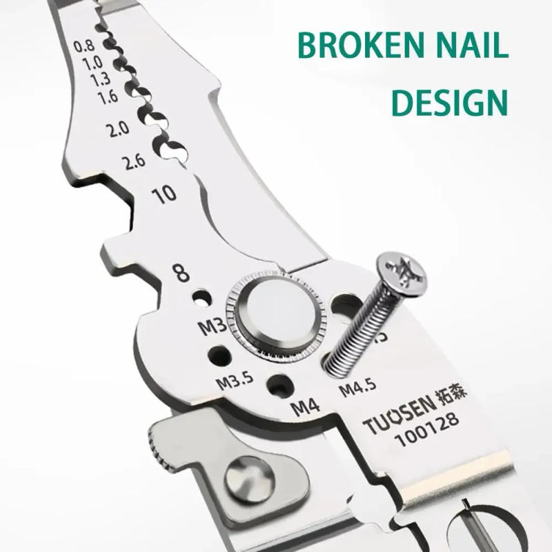 Description Picture 5 of itemElectrical Wire Crimper Cable Cutter Adjustable Automatic Wire Stripper Tool Electrician Multi-Purpose Stripper Crimping Pliers