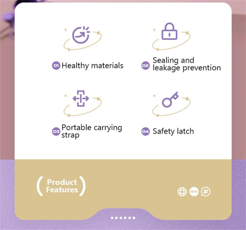 Description Picture 3 of itemChildren's Water Bottle Portable Outdoor Bounce Cap Plastic Cup Cute Student Water Bottle Fashionable Sports Water Bottle