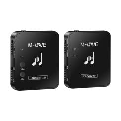 M-VAVE WP-10 Wireless Earphone Monitor 2.4GHz Rechargeable Transmission Receiver System Professional Stereo Mono Recording