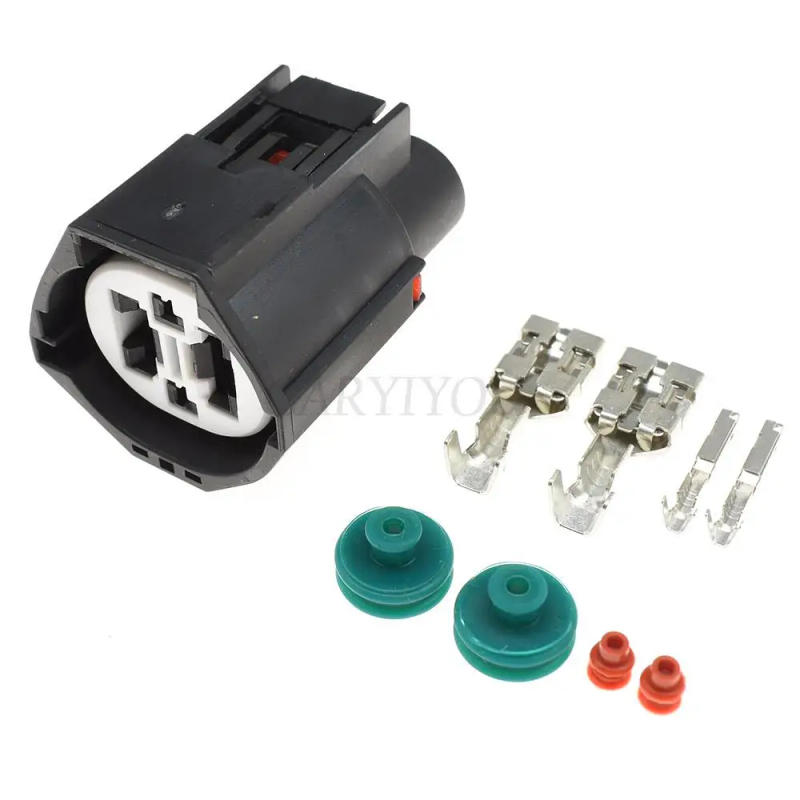Description Picture 6 of item1 Set Female Male 4 Pin 7283-8497-90 Waterproof Connector Electric Fan Socket Plug For Ford Focus Volvo Land Rover
