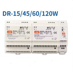 15W 30W 45W 60W Single Output 5V 12V 15V 24V Industrial Din Rail Power Supply Switch DR-15 DR-30 DR-45 DR-60