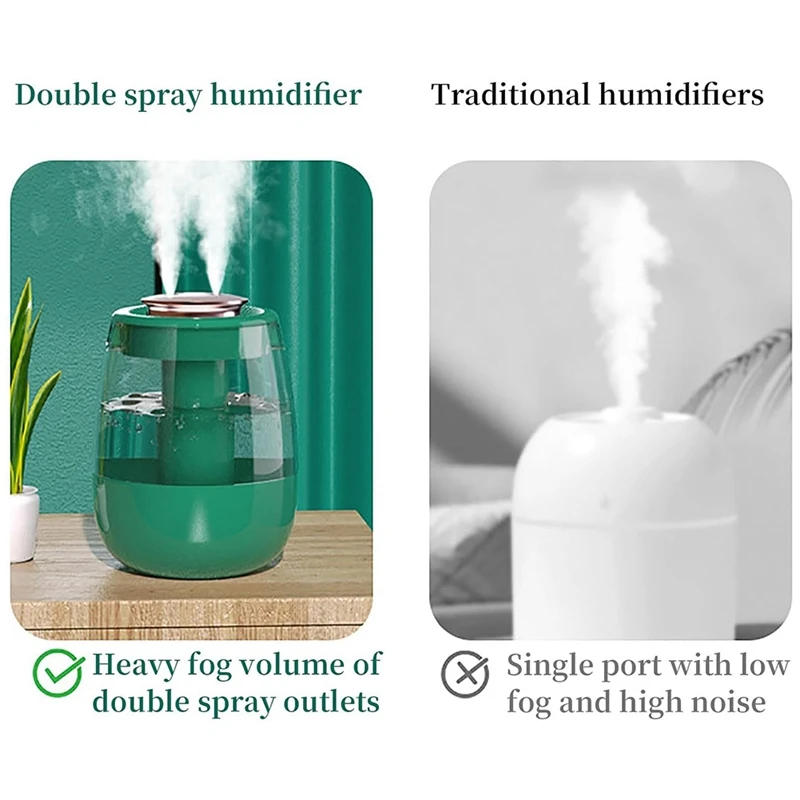 Description Picture 6 of itemHumidifier Household Bedroom USB Plug-In Small Living Room Large Fog Office Desktop Large Capacity Humidifier Easy To Use