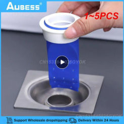 1~5PCS Deodorant Mouth Stopper Blue Larger Displacement Plug And Play Effective Deodorant Preferred Material Bathroom Facilities