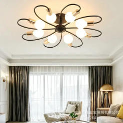 Nordic ceiling lamp living room molecular lamp modern simple children's room bedroom dining room magic bean ceiling lamp