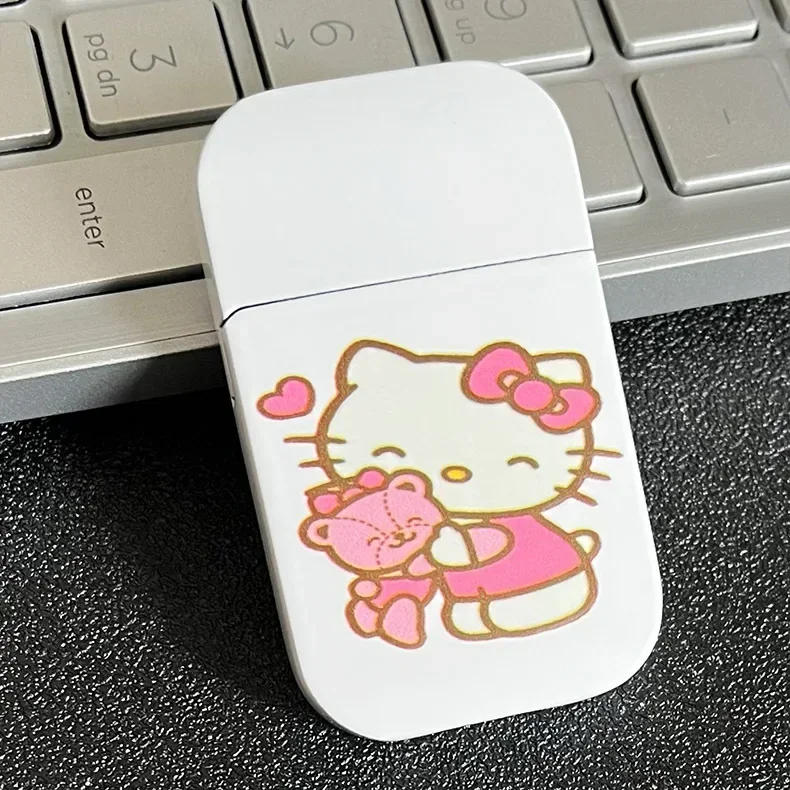 Description Picture 6 of itemCute Kitty Lighter Special for Ladies Windproof Pink Flame Cigarette Lighter Refillable Butane Gas Lighters Smoking Accessories