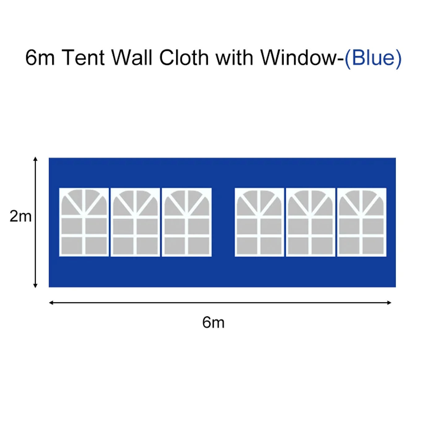 Description Picture 6 of itemOutdoor Tent Side Wall Cloth Waterproof Sunshade Gazebo Wrap Cloth Replaceable Gazebos Shade Cloth 3/6/9/12m