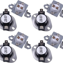 4 Unit DC96-00887A & DC47-00018A Dryer Thermal Fuse and Thermostat Kit