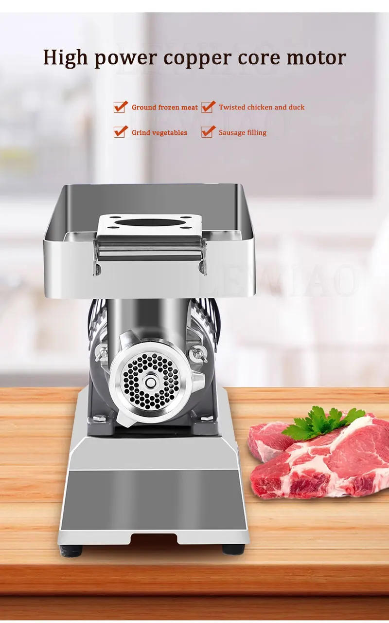 Description Picture 6 of itemElectric Meat Mincer Grinder 1300W Commercial Kitchen Chopper Food Processor Sausage Maker Machine Home Appliance