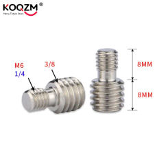 Universal Camera Conversion Screw M6 1/4 Male to 3/8 Male Screw Tripod Monopod Mount Threaded Adapter Photography Accessories