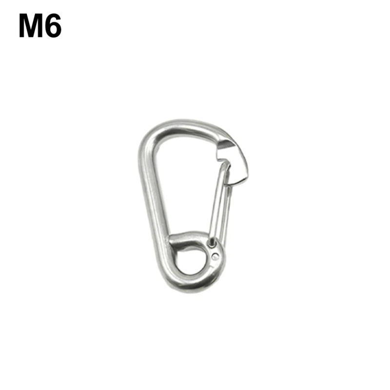 Description Picture 6 of itemCarabiner Climbing Hook Multi-purpose Snap Hook 304 Stainless Steel 6mm/8mm/10mm/12mm/14mm Connector Practical