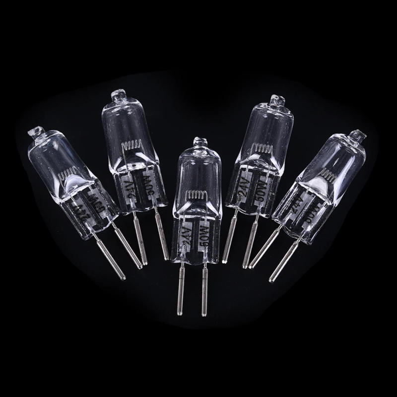 Description Picture 6 of item5Pcs 24V G5.3 35W/50W Base Halogen Bulbs Light Lamp Bulb Machine Tool Work Light Beads Pin Small Bulb