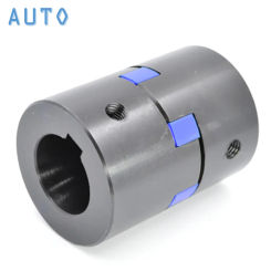 L095 D53.5 L67 45# Steel 3 Jaw Engine Shaft Atapter Transition Coupling Plum Coupler Clamp for CNC Engraver High Torque Motor