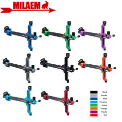 Archery Recurve Bow Sight Carbon Bar 1 Pin Aluminum Targeting TR1003 Hunting Bow Arrow Shooting Accessories