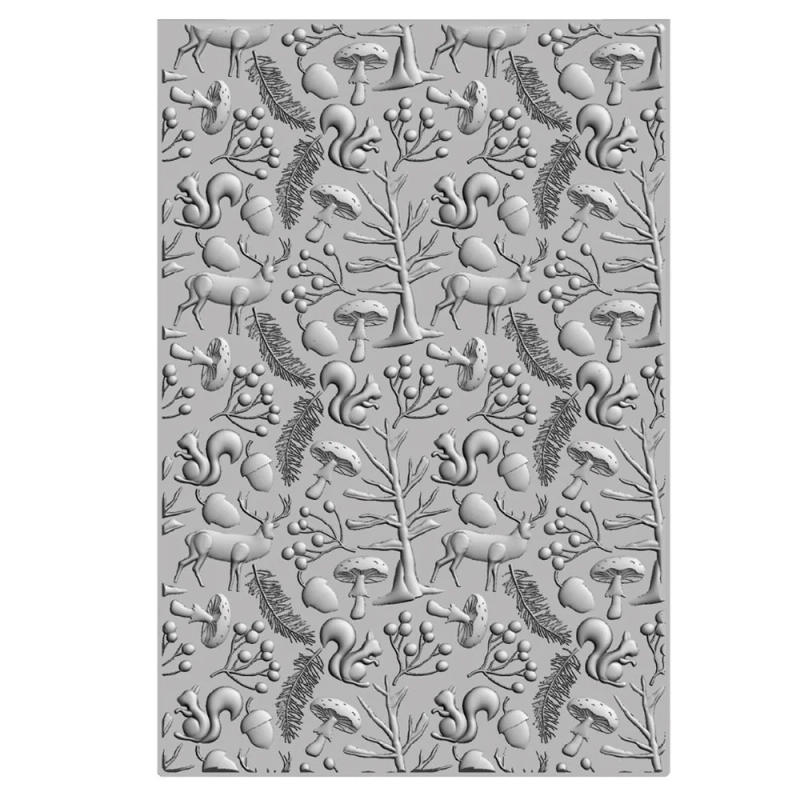 Description Picture 3 of item3D Embossed Folder Flowers/Leaves/Snowflake/Tree Background For DIY Scrapbook Card Making Process Decoration Add Textured Detail