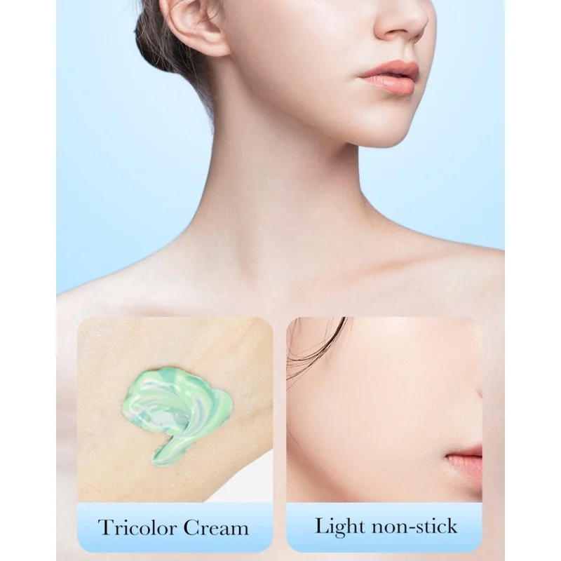 Description Picture 5 of itemThree-color Repair And Isolation Cream Protective Primer Before Makeup Moisturizing Isolation Milk 40g